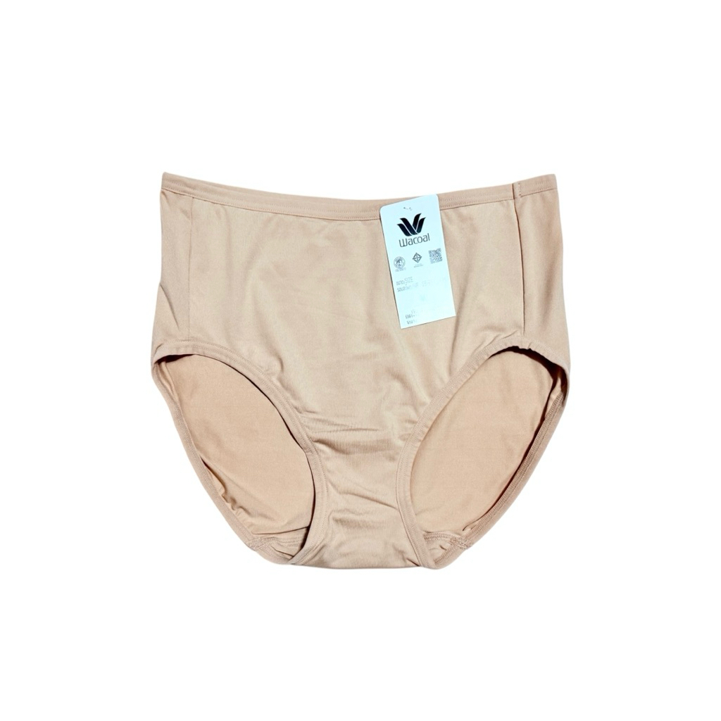 Wacoalวาโก้ กางเกงในสุภาพสตรี ทรงเบสิค เอวกลาง เนื้อผ้าสบาย รุ่น WU3E10/WU4E05 (วัดจากสะโพก Cm.)