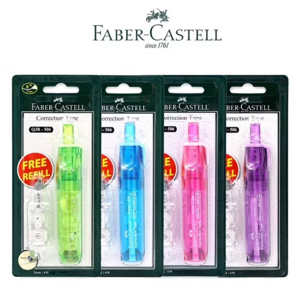 fabercastell เทปลบคำผิด QJR-506 ฟรีรีฟิล