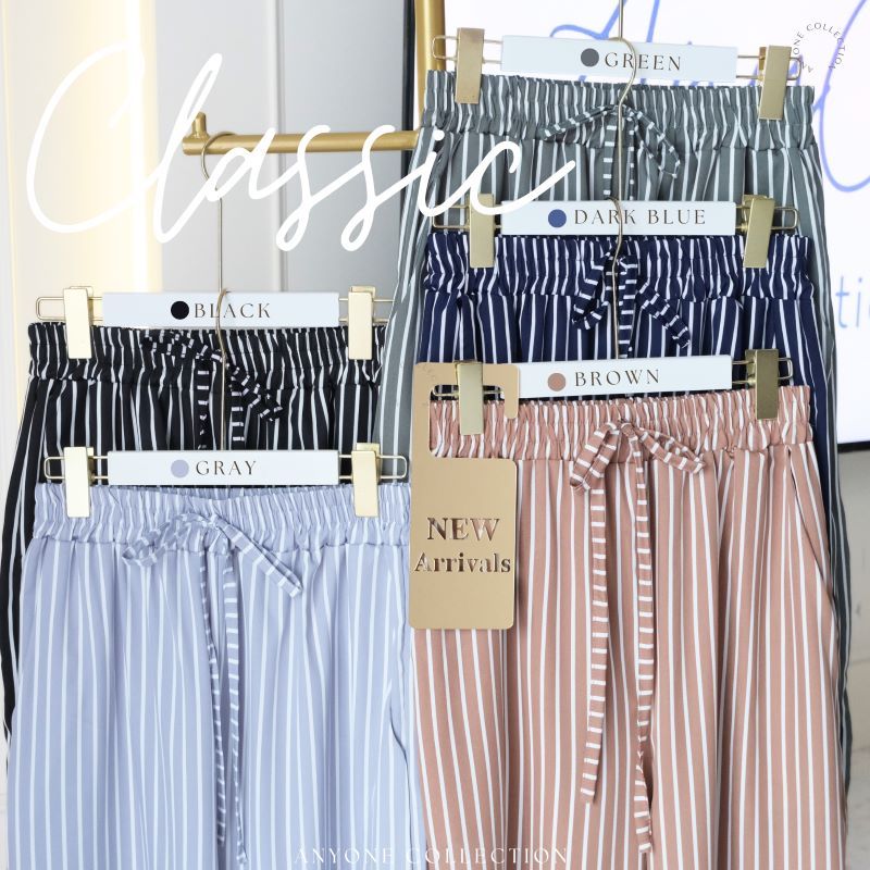 𝑪𝒍𝒂𝒔𝒔𝒊𝒄  ใหม่ล่าสุด⭐งานตัดไทยพร้อมส่ง⭐กางเกงขายาวพิมพ์ลาย (มีไซส์ให้เลือก) ใส่สบายมาก ผ้าไม่บาง ไม่ยับไม่ต้องรีด