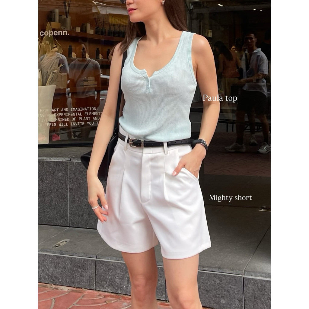 Paula tank top Basicselected เสื้อกล้าม พาสเทล