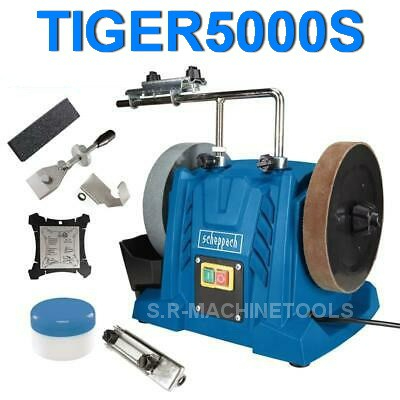 SCHEPPACH TIGER5000S  เครื่องลับใบมีดแบบเลี้ยงน้ำ 8 นิ้ว ใหม่ล่าสุด ของแท้ 100%