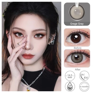 Magister & Realcon คอนแทคเลนส์ 14.5mm ซีรีย์ซุปเปอร์ไซส์ คอนแทคเลนส์สีดำ สีน้ำตาล คอนแทคเลนส์สายตาสั้น 6 เดือน