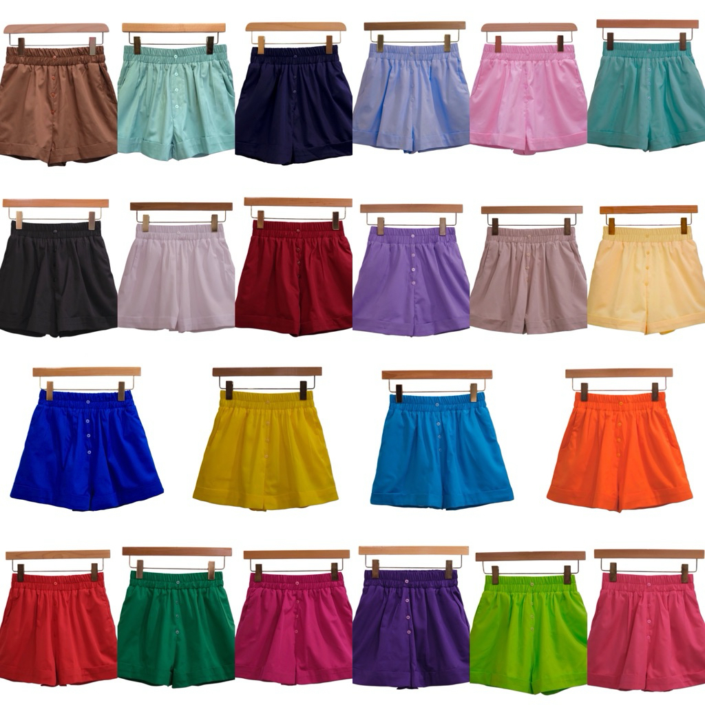 Bright by Aruna:กางเกงขาสั้นเอวยางยืด (bright short no.2)