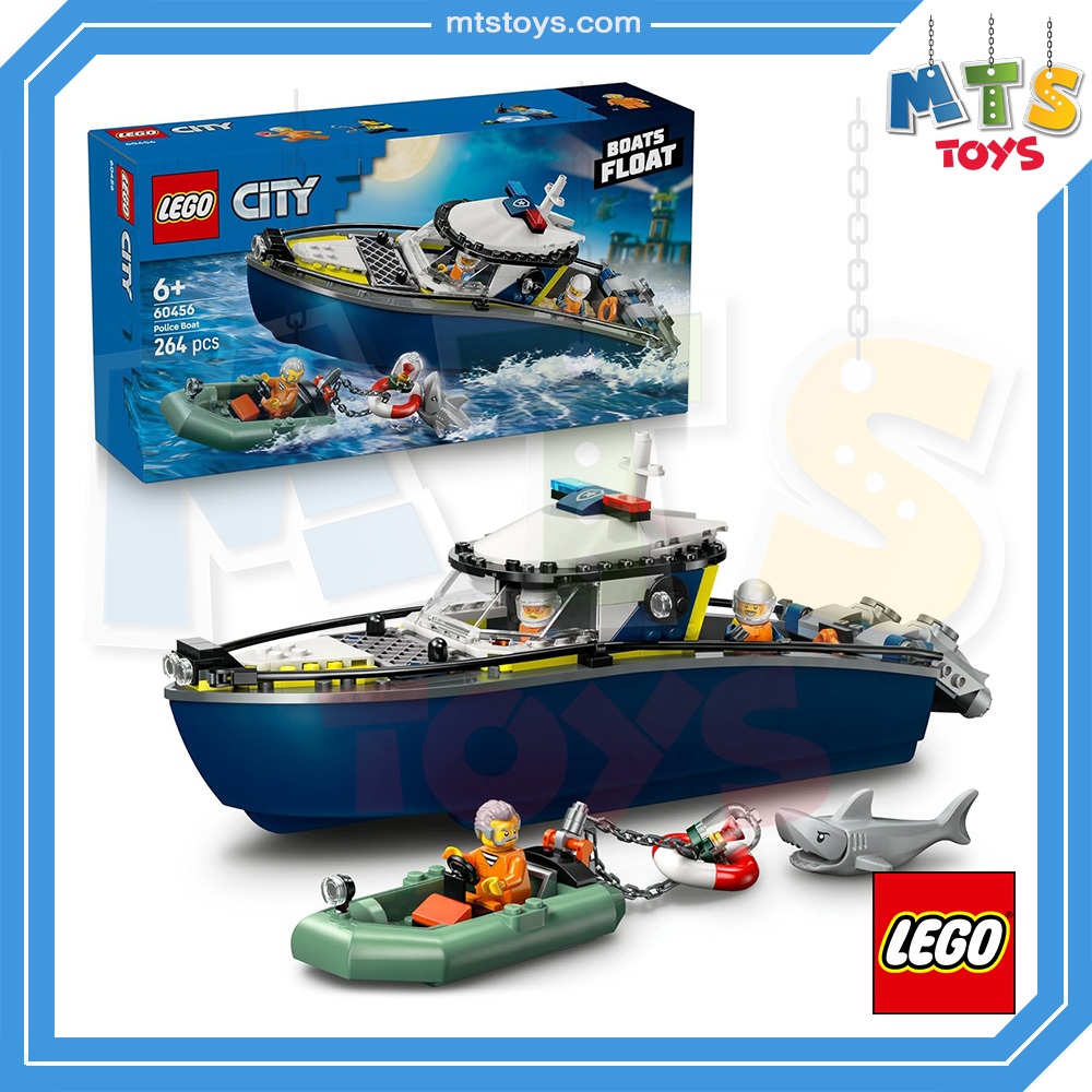 **MTS Toys**Lego 60456 City : Police Boat Chase เลโก้