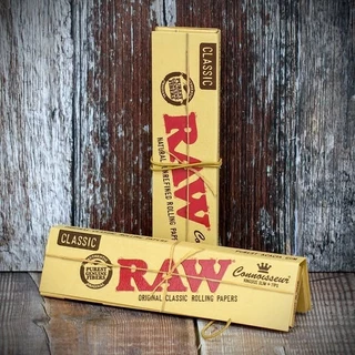 กระดาษโรลพร้อมทิป RAW Classic Connoisseur King Size Slim + Tips