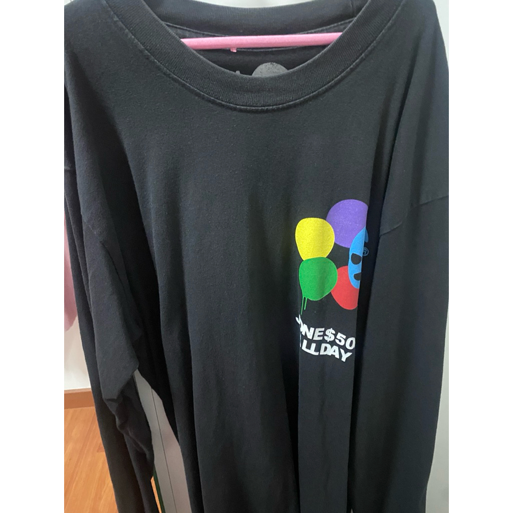 เสื้อJONE500 แขนยาว สีดำ