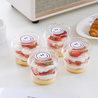 กล่องขนมฝาใสสไตล์เกาหลี 150 ml , 250 ml แพ็ค 50 ใบ