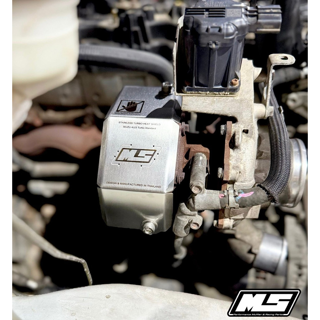 ฝาครอบโข่งหลังเทอร์โบเดิม Isuzu 3.0/2020-2025 , Mu-x 3.0/2021-2025 Engine 4JJ3 งานสแตนเลส เม้งซัง Ms Thailand