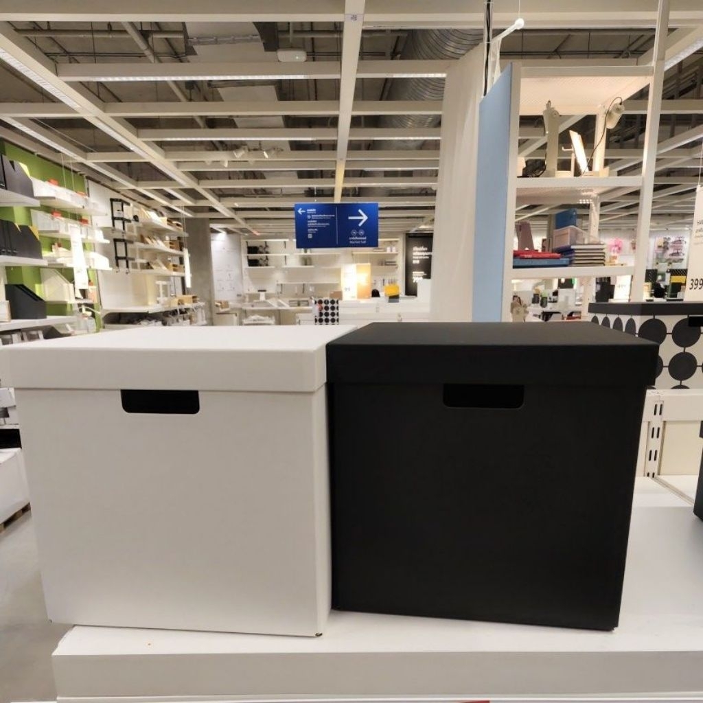 IKEAแท้ กล่องเก็บของ อิเกีย อีเกีย ikea กล่องจัดระเบียบ Nimm Tjena ที่เก็บเอกสาร Tjog