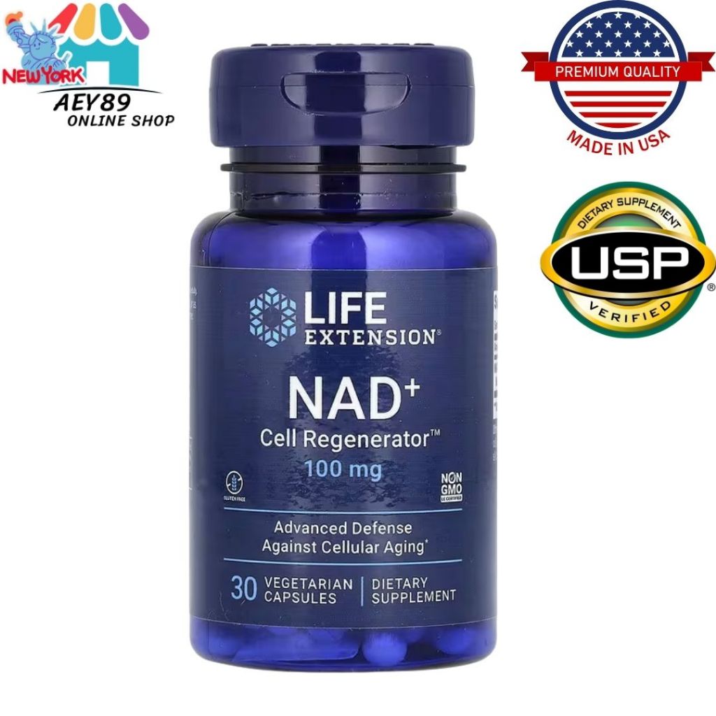 Life Extension NAD+ Cell Regenerator Nicotinamide Riboside 100mg 30 แคปซูล