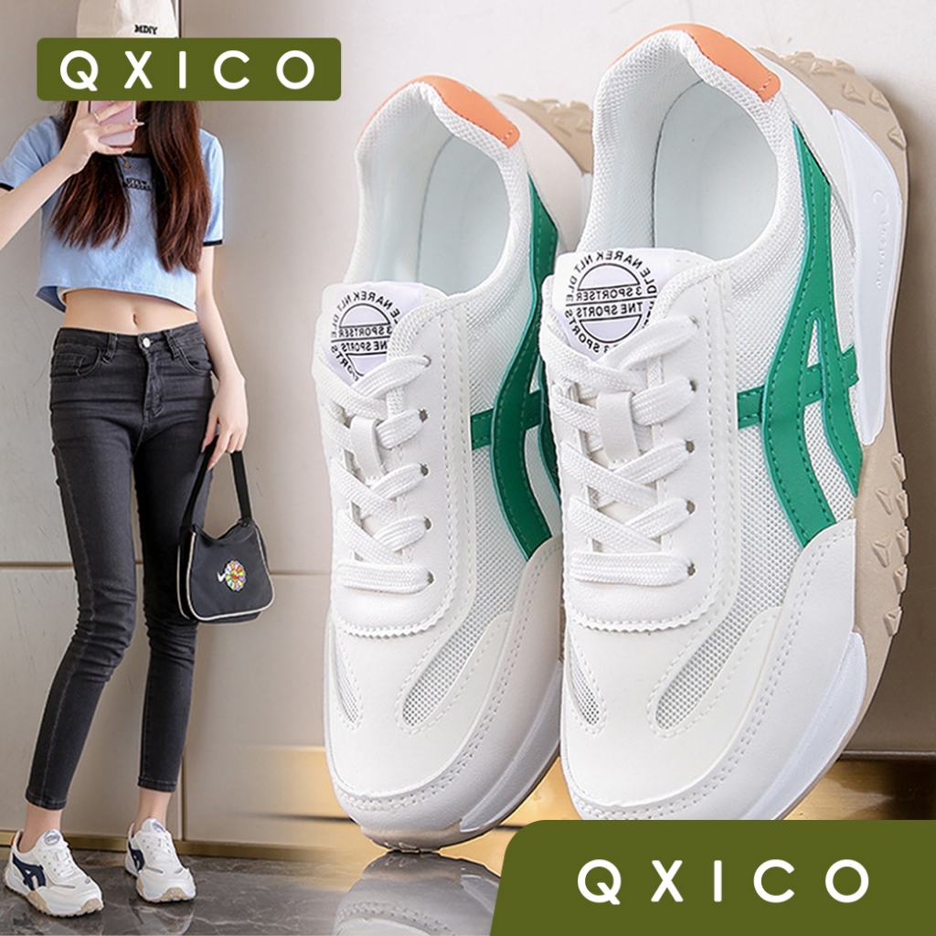 Qxico รุ่น QZ185 รุ่นใหม่ รองเท้าผ้าตาข่าย ระบายอากาศได้ดี ใส่สบายมาก