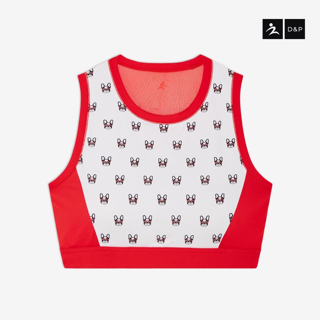 (Plus Size) D&P Sport Sports Bra | Love Me Love My Dog |D-8114 สปอร์ตบรา ไร้โครง กระชับ เก็บเนื้อส่วนเกินได้ดี
