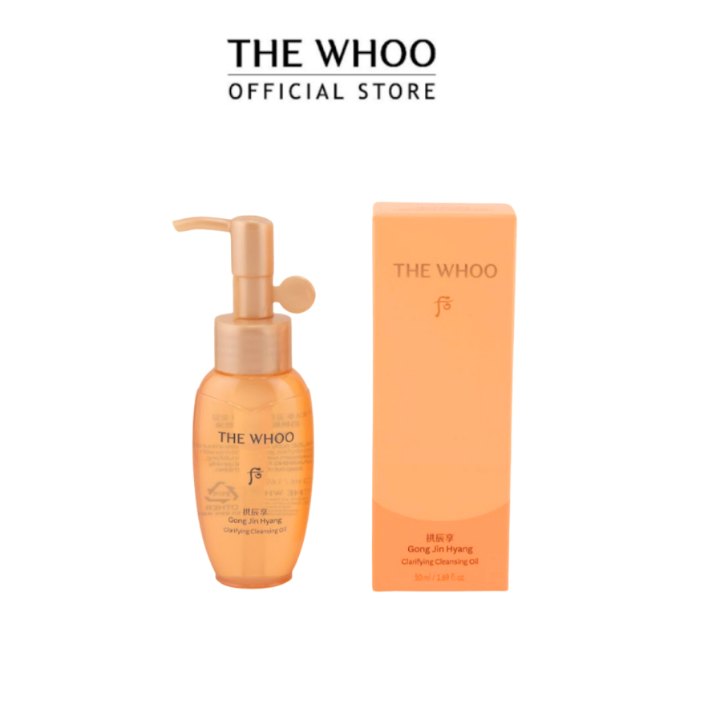 [Travel Size] THE WHOO GONGJINHYANG CLARIFYING CLEANSING OIL 50ML คลีนซิ่งออย ทำความสะอาดทั้งเมคอัพและฝุ่นละออง