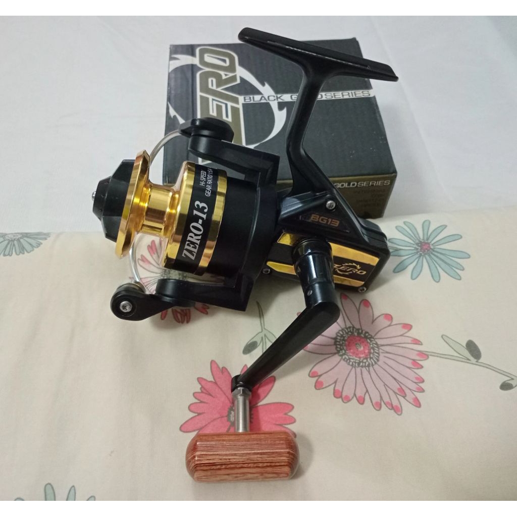 รอกตกปลา Zero BG13  สภาพพร้อมใช้งาน แข็งแรงทนทาน รอกสปินนิ่งตกปลา  อุปกรณ์ตกปลามือสอง รอกมือสอง
