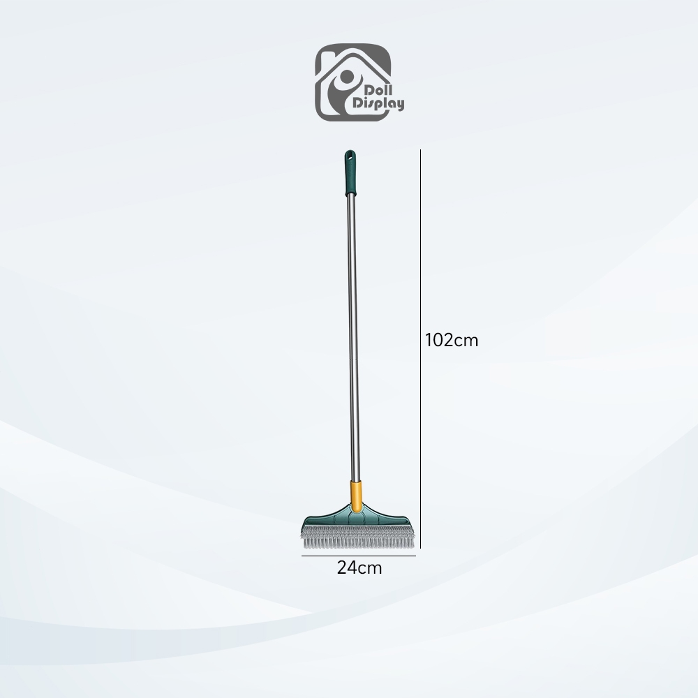 แปรงขัดพื้น แปรงขัดร่องยาแนว แปรงปาดน้ำ มีให้เลือก 2 สไตล์ 3in1/4in1 ขนแหลม หมุนได้ 180 องศา แข็งแรงทนทาน - รูปที่ 7