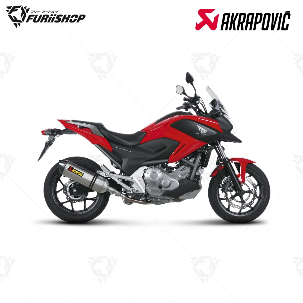 ท่อสูตร/ท่อแต่ง/ท่อไอเสีย Akrapovic Slip on Titanium : for Honda Nc700/Nc750/Integra/NM4 - Included 