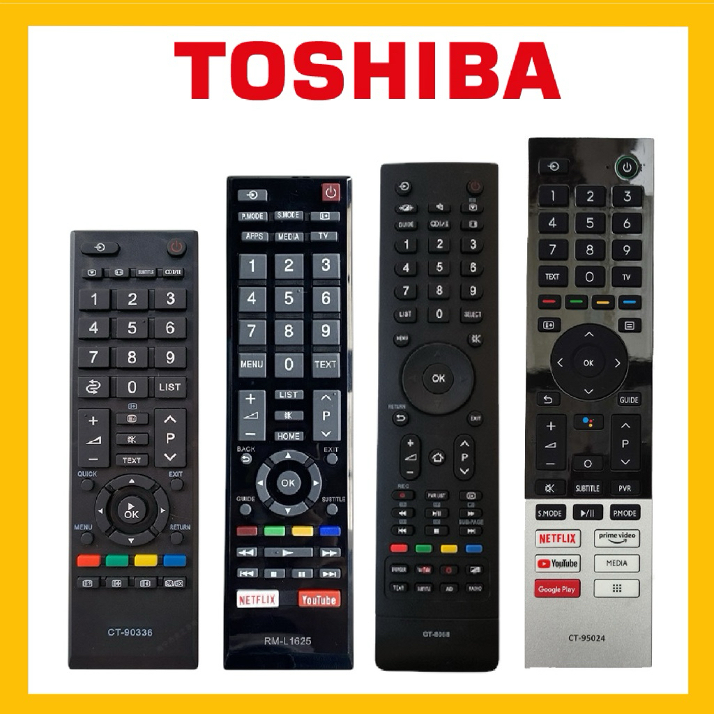 รีโมททีวี โตชิบ้า Toshiba รุ่น CT-90336 ใช้กับทีวีโตชิบ้า LCD,LED ได้ทุกรุ่น