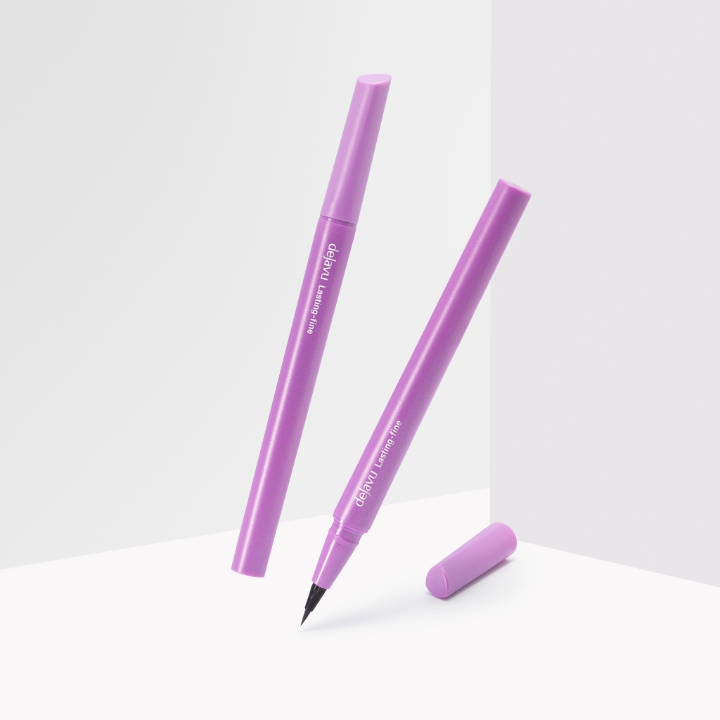 Dejavu Lasting Fine E Short Brush Liquid : ชอร์ท บรัช ลิควิด (อายไลเนอร์หัวแปรงสั้น 5 มม.)