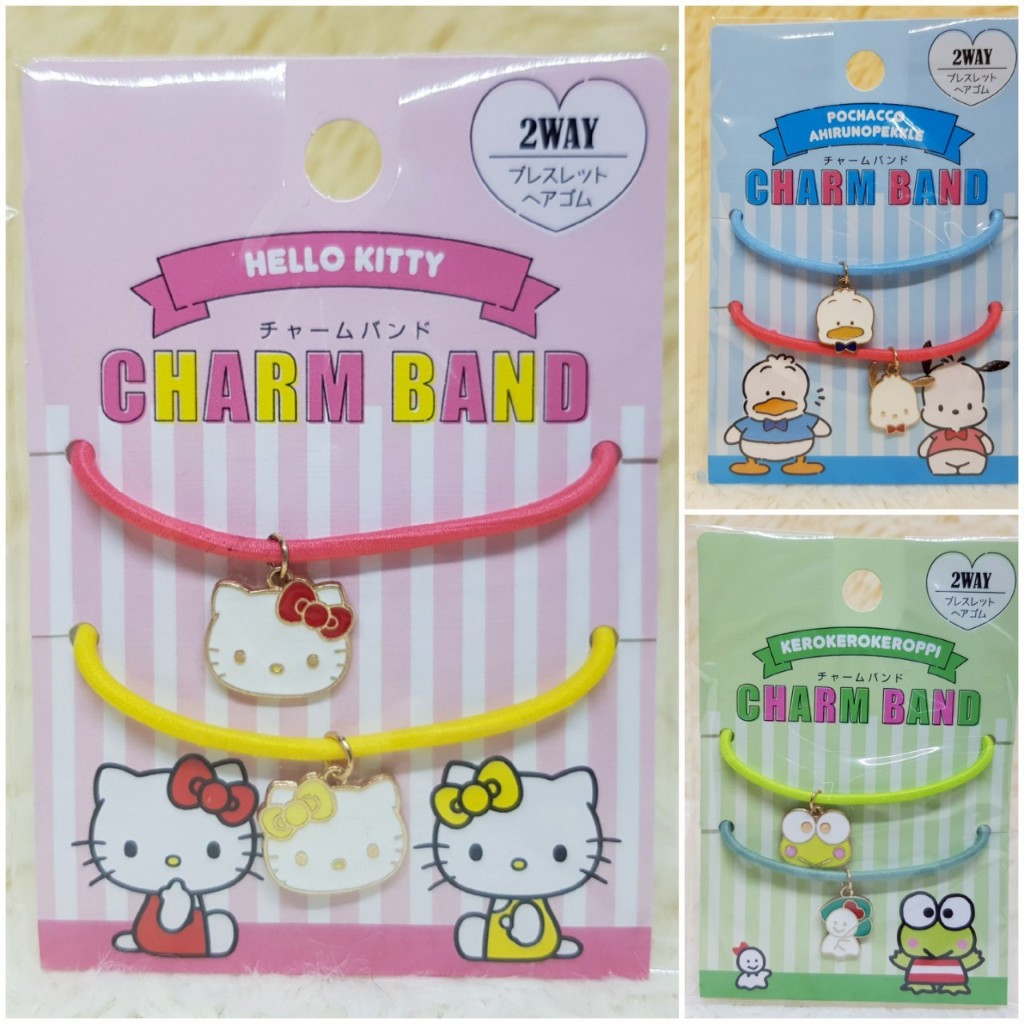 ยางมัดผม ที่มัดผม กำไลข้อมือ ลายการ์ตูนลิขสิทธิ์ จากประเทศญี่ปุ่น
