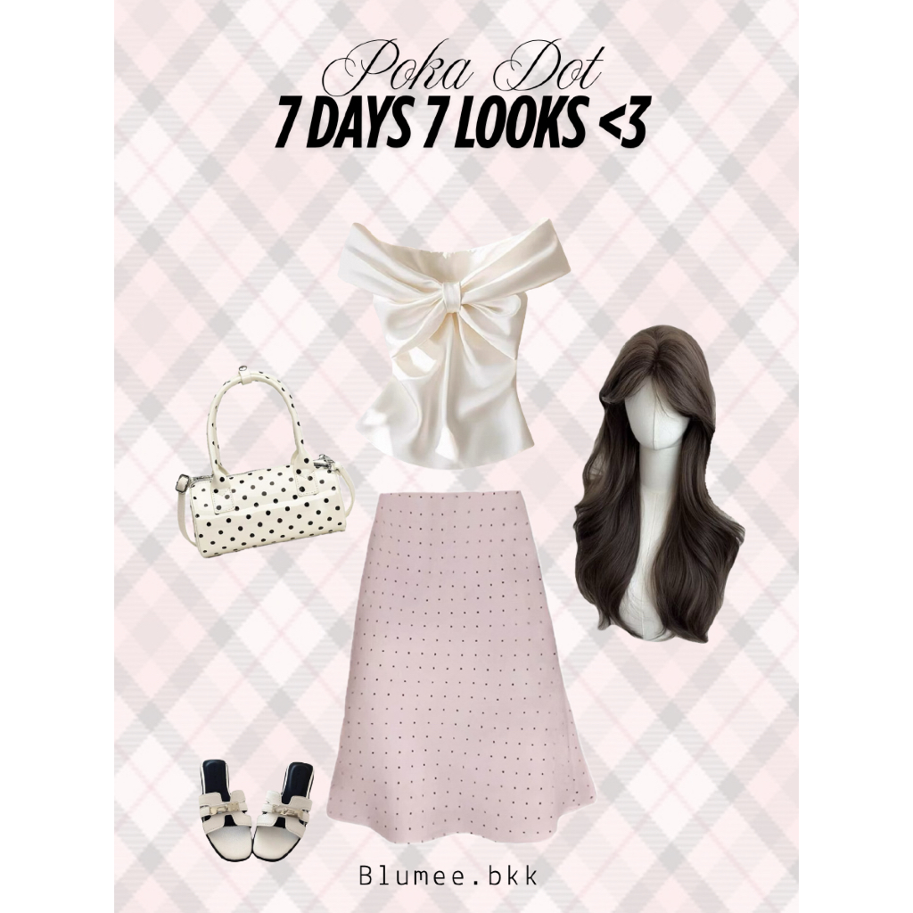 poka dot collection 7 days 7 looks