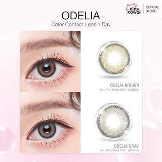 [60%Off] Kitty Kawaii 1Day Contact Lens : Oneday คอนแทคเลนส์รายวัน รุ่น Odelia Brown