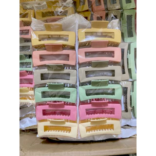🌷ยกโหล 🌷 หนีบผมสีพาทเทลหนาอย่างดี 12 ชิ้น คละสี
