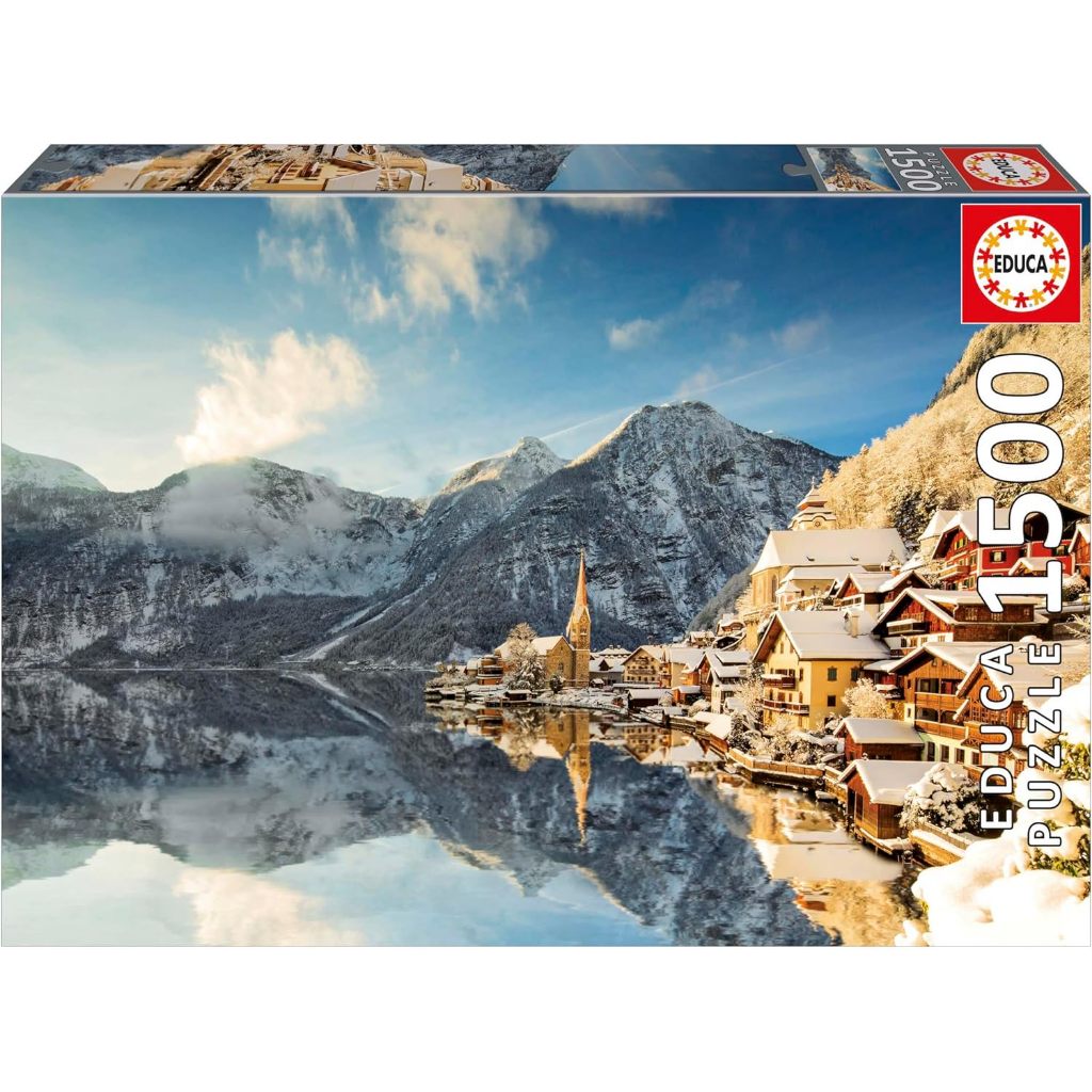 Educa - Hallstatt Winter ขนาด 1500 ชิ้น   Made in Spain มีสินค้าที่ไทย พร้อมส่งได้ทันที