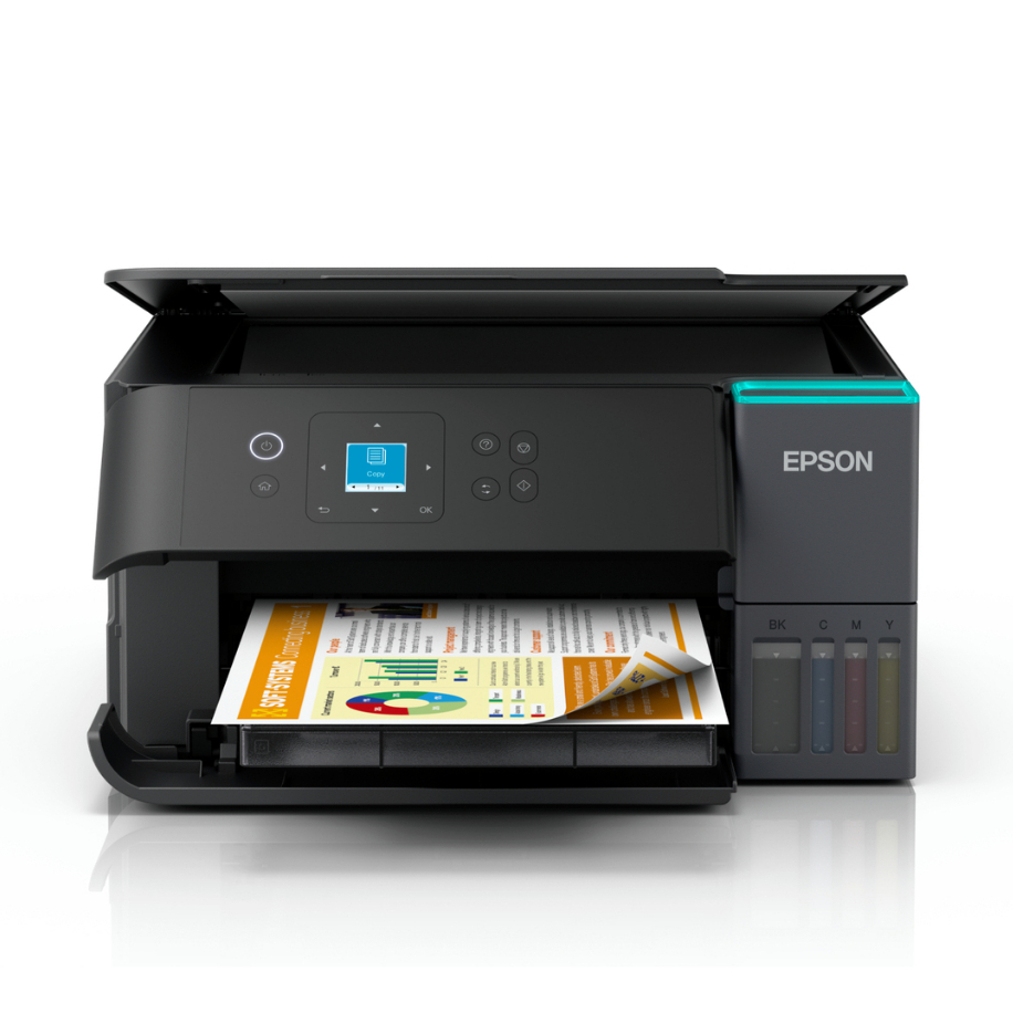 Epson EcoTank L4360 AIO Wi-Fi เครื่องปริ้นเตอร์มัลติฟังก์ชันอิงค์เจ็ท 3 IN 1 มีหมึกแท้พร้อมใช้ 1 ชุด