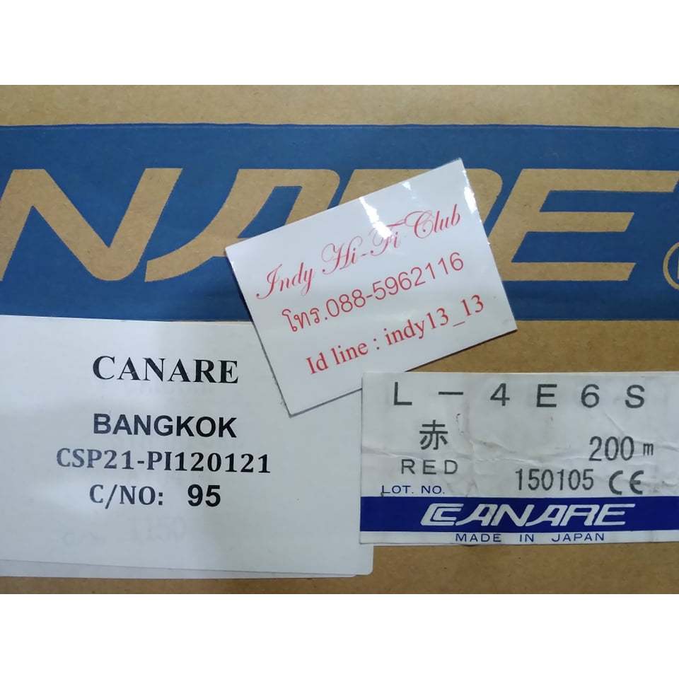 สาย (aux )  Mini 3.5  to RCA  Canare L-4E6S (MADE IN JAPAN) รุ่นท็อป เลือกความยาวได้ - รูปที่ 4