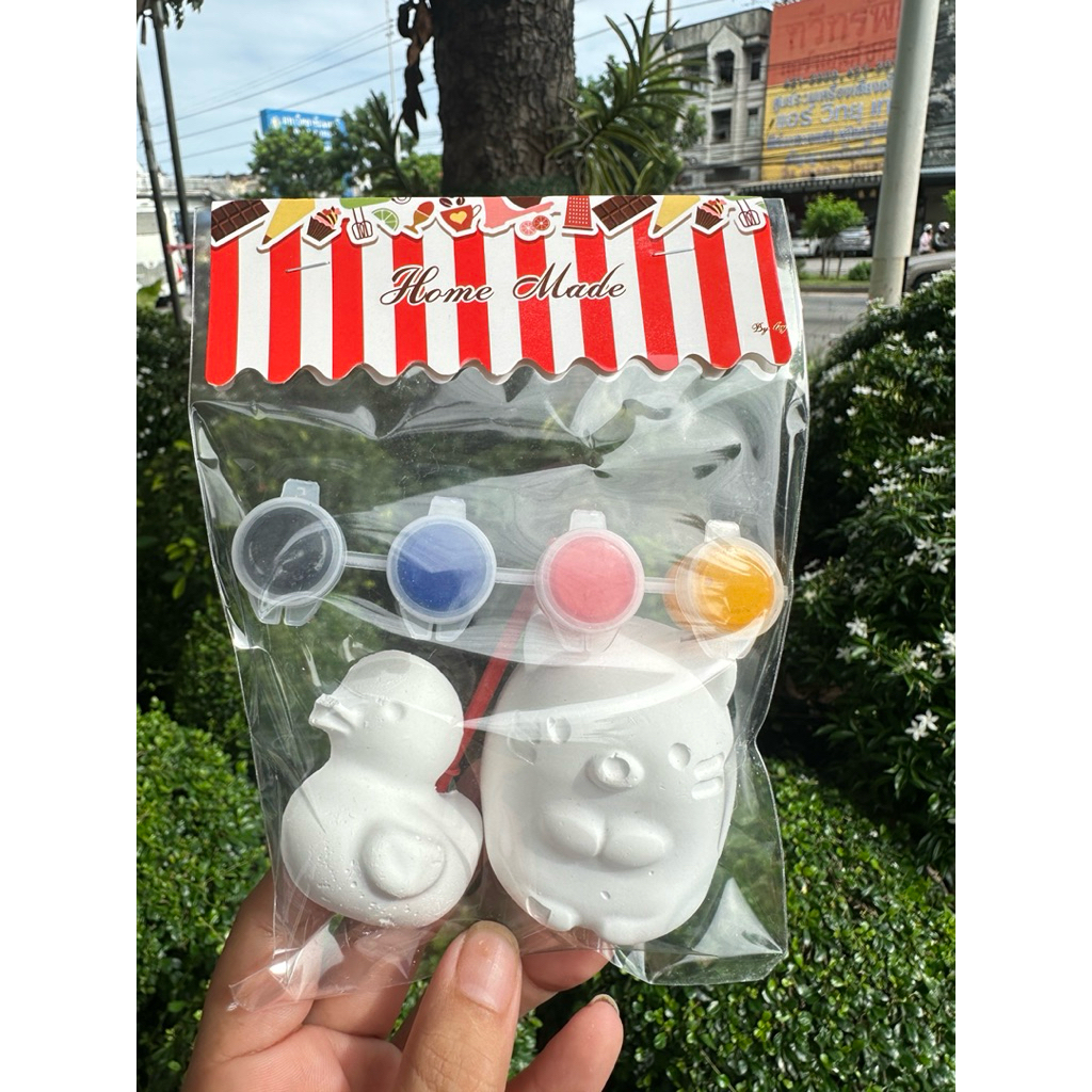 ชุดระบายสี 2D 4สี แถมฟรี พู่กัน ราคาส่งยกโหล