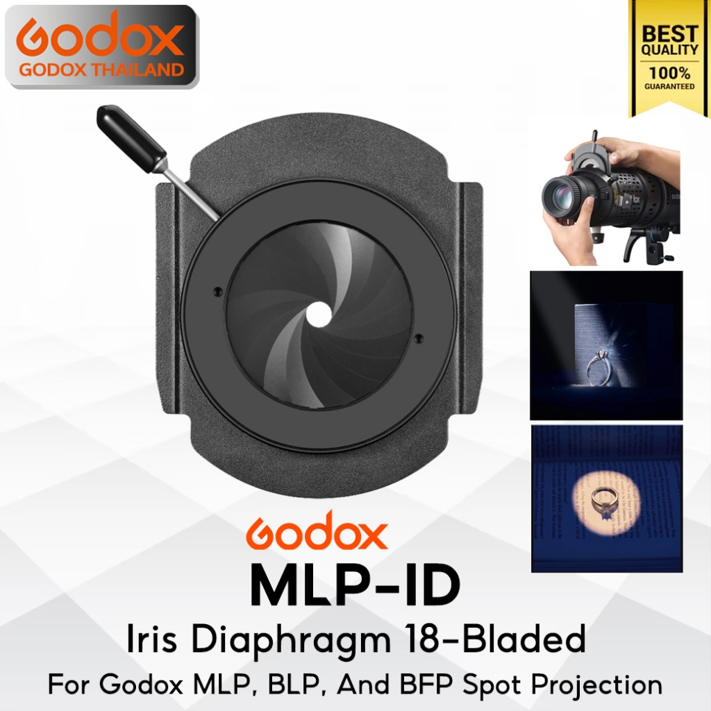 Godox MLP-ID Iris Diaphragm 18 Bladed For Godox MLP, BLP, And BFP Spot Projection Systems