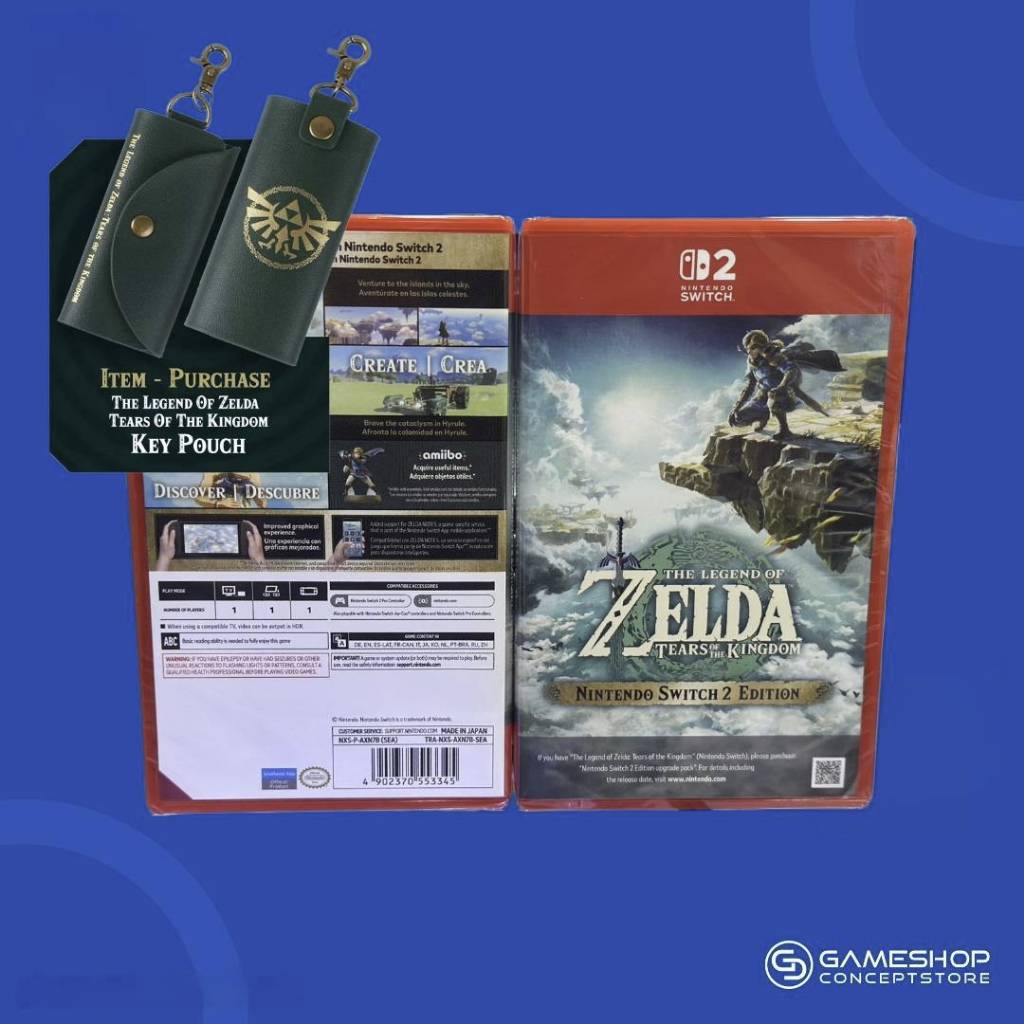 [พร้อมส่ง] Nintendo Switch 2 : NS2 The Legend of Zelda: Tears of the Kingdom for Nintendo Switch 2 E