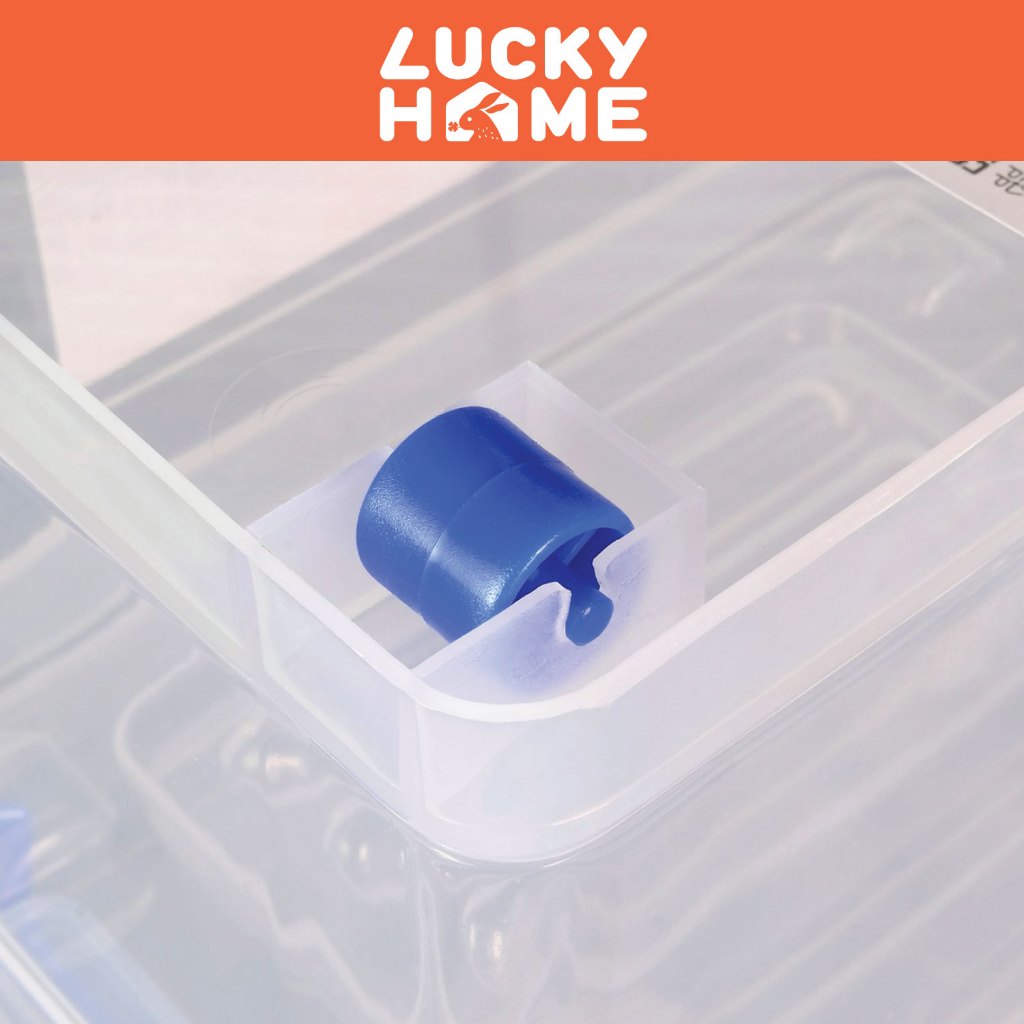 LUCKY HOME กล่องหูล็อคอเนกประสงค์ (S) ขนาด : 14(ก) x 22(ย) x 11(ส) cm K-111 - รูปที่ 3