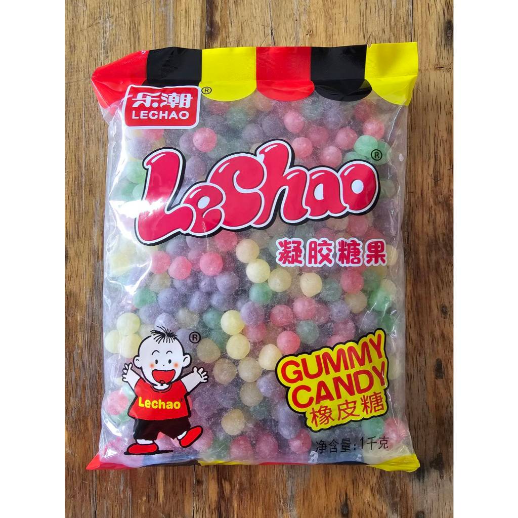 1 Kg. เยลลี่ไข่มังกร ยี่ห้อ LeChao เยลลี่เนื้อเหนียวนุ่ม หอมกลิ่นผลไม้สุดๆ