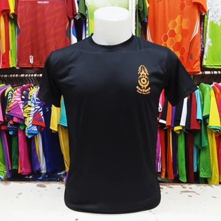 เสื้อยืด แขนสั้น ( คอกลม / คอวี ) สกรีน โลโก้หน้าอก กองทัพบก