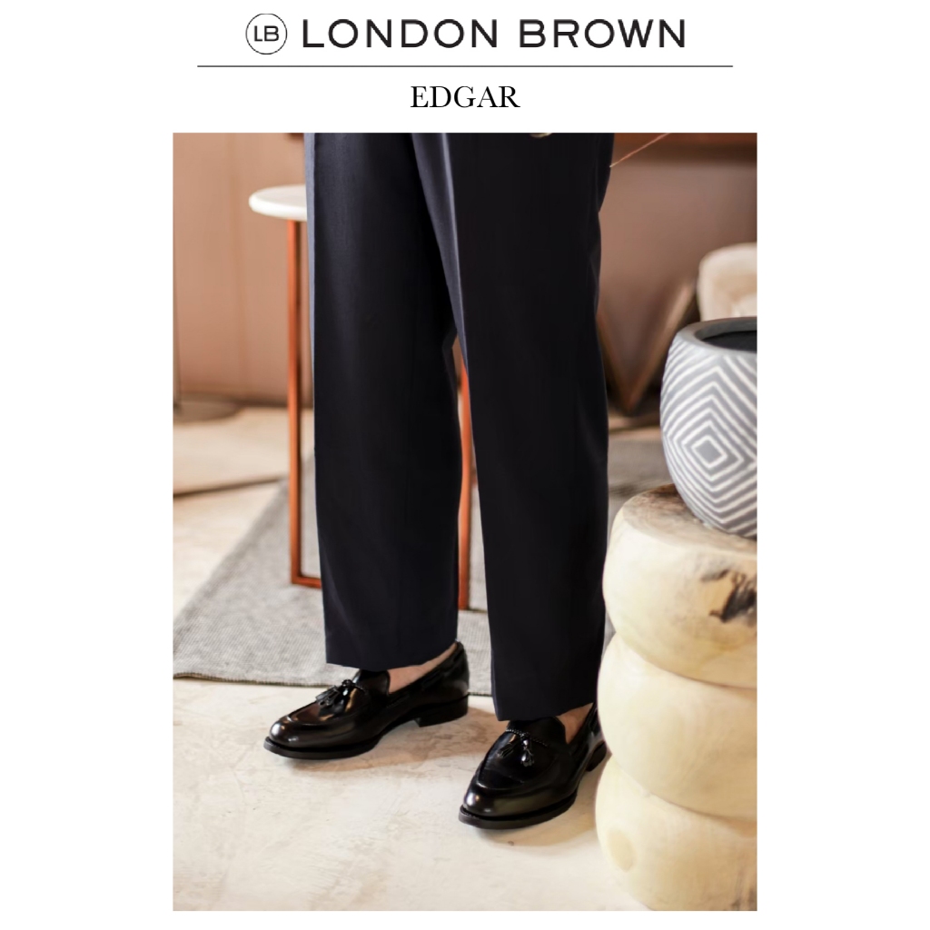 LONDON BROWN - EDGAR รองเท้าหนัง ทรง Tassel Loafers