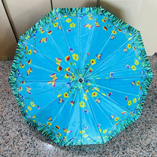 ร่ม ผ้าซาติน 22นิ้ว คละสี 10ก้าน