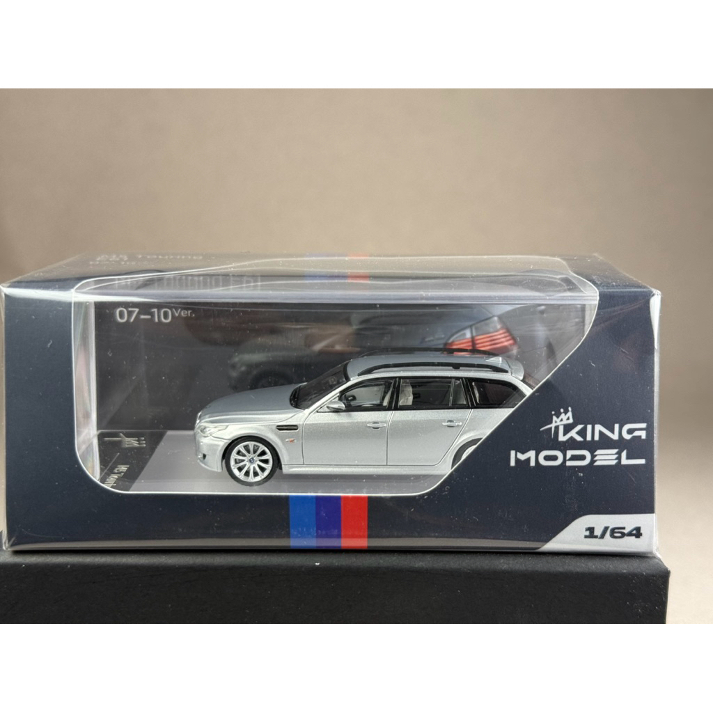 🔹BMW M5 E61 Silver Scale 1:64 ยี่ห้อ King Model