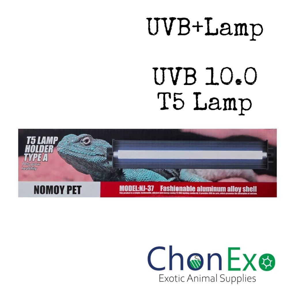 (พร้อมส่ง) หลอดไฟ UVB 10.0 T5 Lamp (หลอดไฟ+โคม)