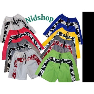 กางเกงขาสั้น ฟรีไ ซด์ลายดอกโค้งความยาว21นิ้ว