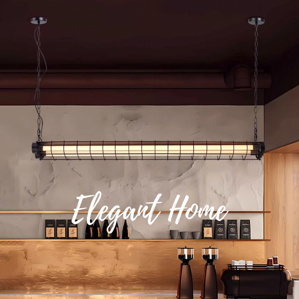 【Elegant Home】โคมไฟระย้า โคมไฟเพดาน โคมไฟลอฟท์ ดีไซน์อินดัสเทรียล ไฟแต่งร้าน โคมไฟคาเฟ่ โคมไฟวินเทจ ตกแต่งร้าน
