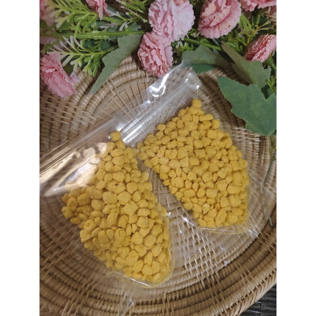 ไข่ป๊อบขนาด50กรัม โปรตีนจากไข่แดงสไหรับสัตว์เลี้ยงไม่ปรุงรส