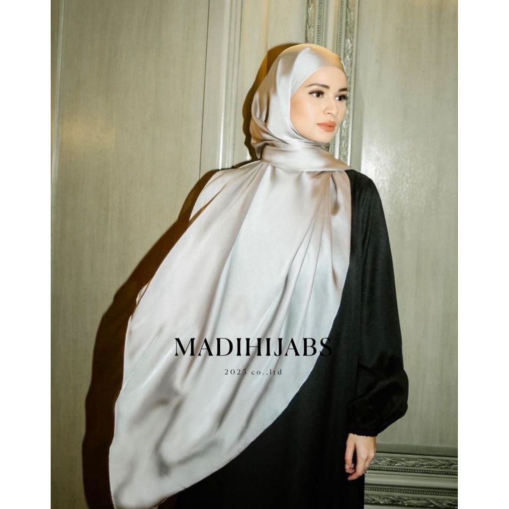 SHAWL SATIN MATTE ผ้าซาตินแมทหรือซาตินบับเบิ้ล พันยาว