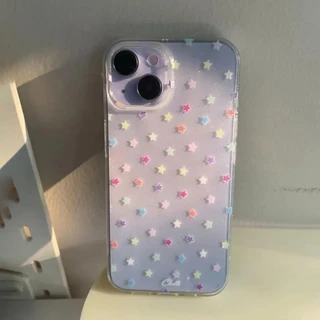 Iphone 11 12 13 14 15Pro Max X XR XS Max 7 8 14 15 Plus SE2020 เคสโทรศัพท์ Ins Candy สีผีเสื้อ Bling Clear Soft Cover