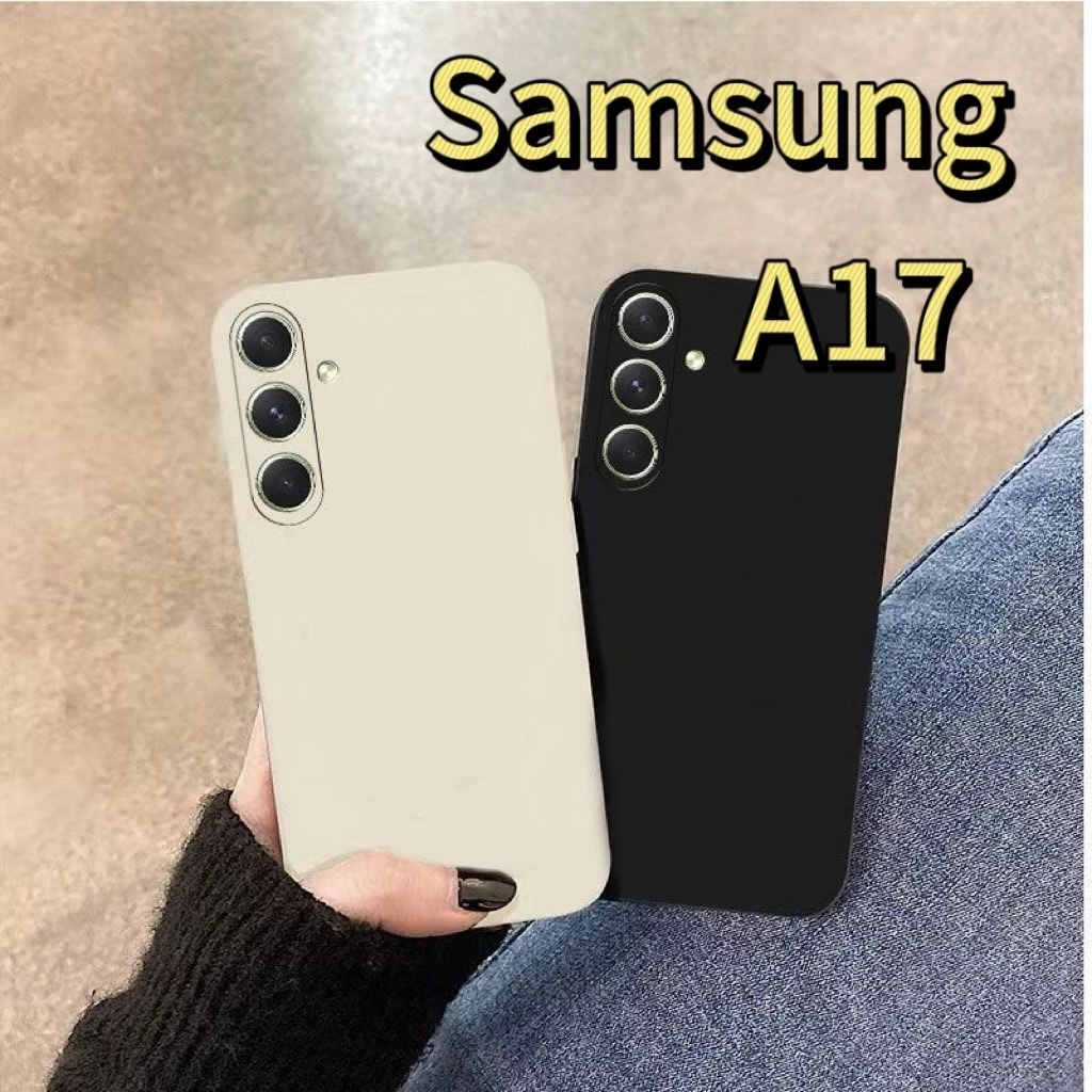 เคส สีพื้น ซิลิโคนนิ่ม สำหรับ SAMSUNG A17 A18 A27 A57 A37 A26 A16 A36 A56 A13 A05S A04S A25 A35 A55 กำมะหยี่ พาสเทล