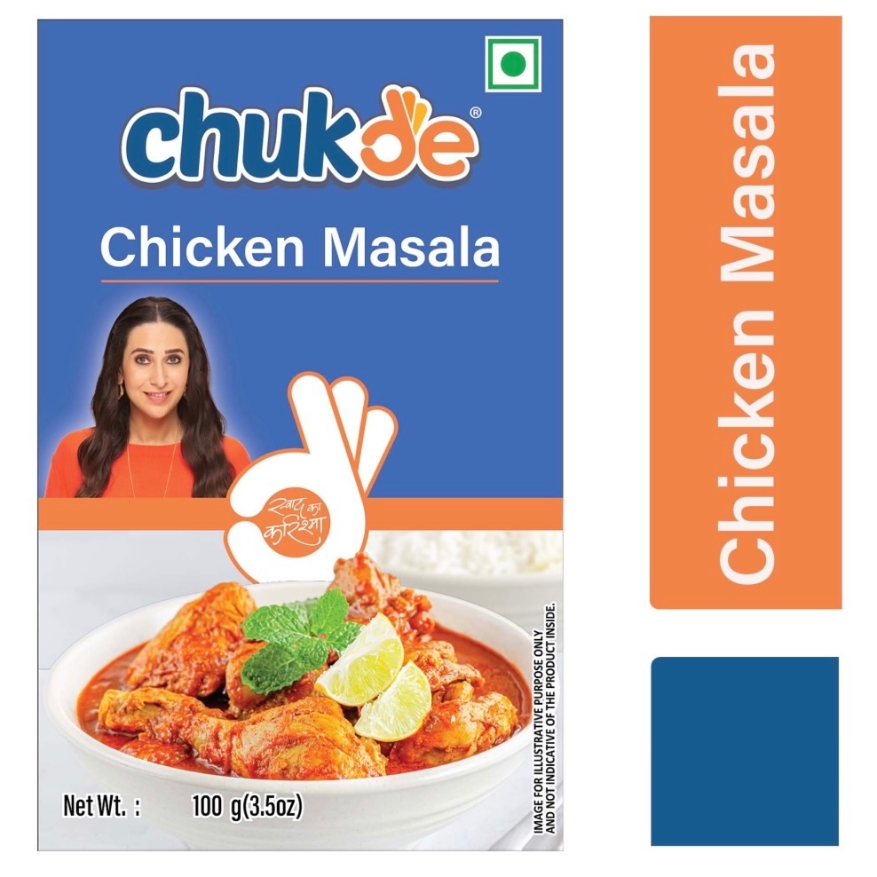 Chukde Chicken Masala เครื่องแกงกะหรี่ไก่​ 100g