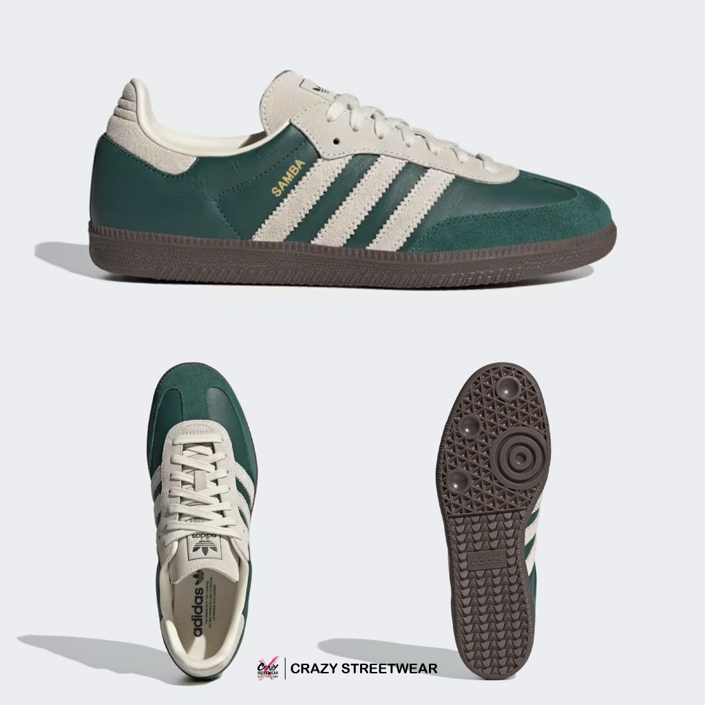 Adidas Samba OG ของแท้ 100% ( JI3216 / JI3215 ) ลิขสิทธิ์แท้ อดิดาส รองเท้าผู้ชาย อดิดาส แซมบ้า ราคา ถูกที่สุด ดีลบีเคเค แกลเลอรีภาพที่ 4
