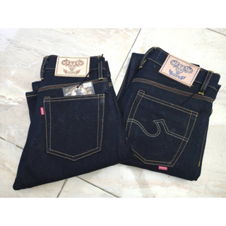 กรูปรียีนส์GUPEJEANS 19ozมีทรงกะบอกเล็กslimfit,ตรงstraight,ใ…