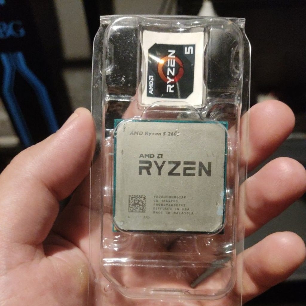 amd r5 2600 มือสองสภาพดีไม่มีกล่อง