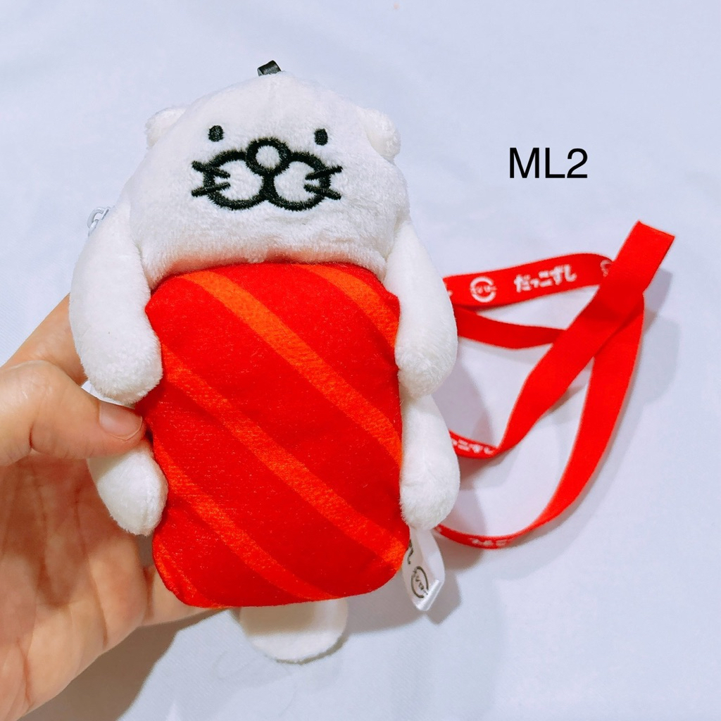 พวงกุญแจ ตุ๊กตา กระเป๋า มือสอง ใส่บัตร 🍣 ซูชิ ซูชิโระ sushiro หมี ไก่ แพนด้า